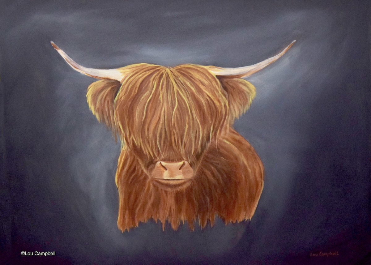 Heather Highland Cow