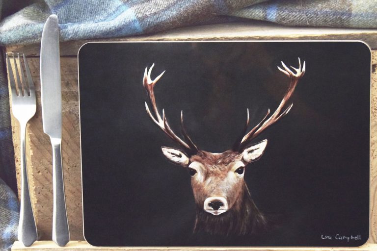 Chieftain Stag Placemat Lou Campbell